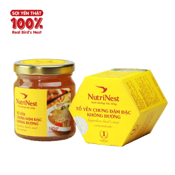 20gram Yến Sào Chưng Đậm Đặc Không Đường Nutrinest – Yến Sào Plaza