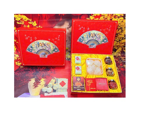 Hộp Quà Tết – 25g Tổ Yến Sào Khánh Hòa Sợi Xơ Ngắn – Yến Chưng Cao Cấp – Đông Trùng Hạ Thảo Và Các Loại Hạt