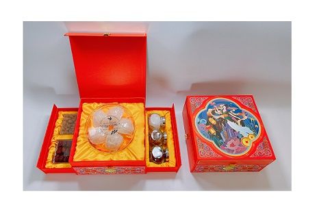 Hộp Quà Tặng Tổ Yến Sào Khánh Hòa Tinh Chế Sợi Dài Thượng Hạng 100g Và Các Loại Hạt – Hộp Thiết Kế 2 Tầng