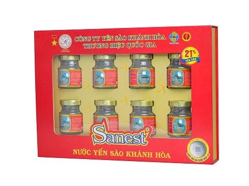 Nước Yến Sào Khánh Hòa – Sanest Hộp 8 Hũ