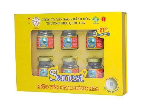 Nước Yến Sào Khánh Hòa – Sanest Hộp 6 Hũ